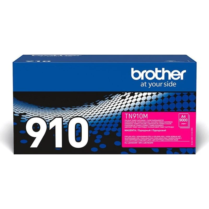 Brother TN-910M Magenta Toner, 9.000 sider