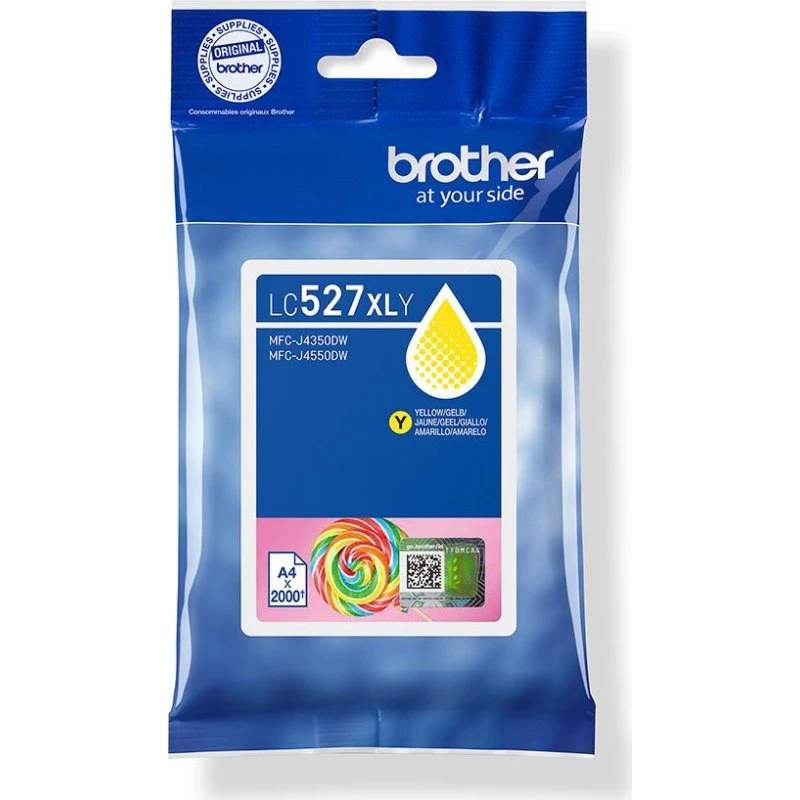 Brother LC527XLY Gul Højtydende Blækpatron