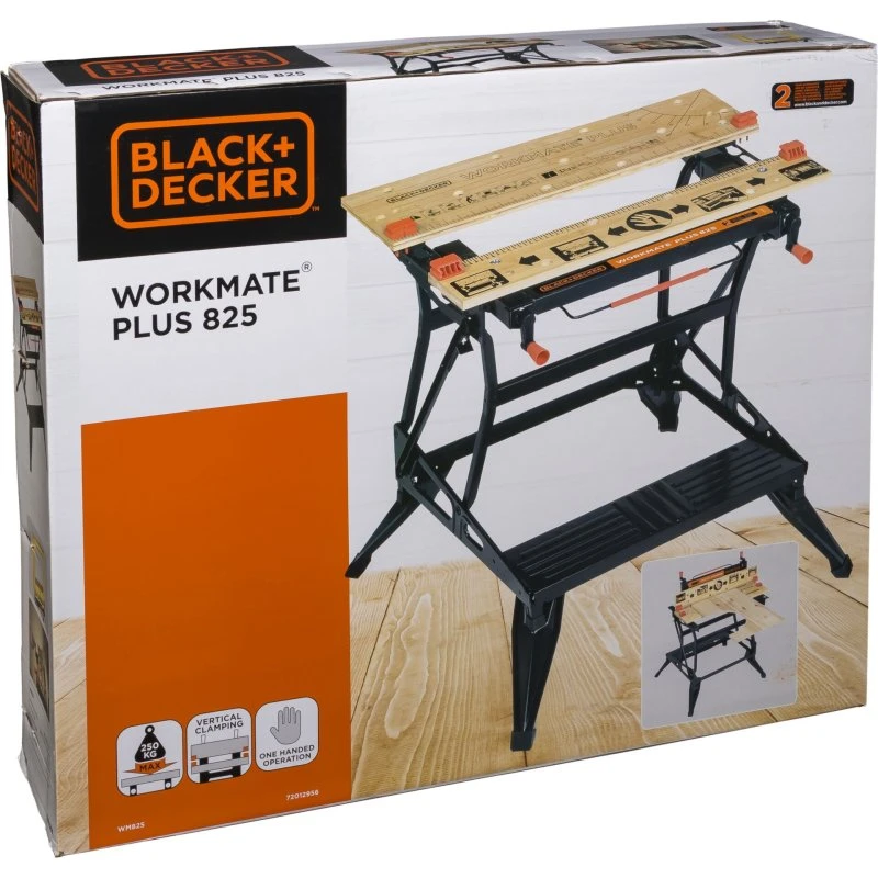 BLACK+DECKER WM825 Arbejdsbord 740x830 mm, sort