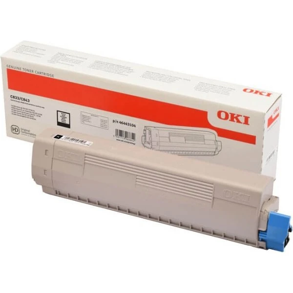 OKI 46443104 Høj Kapacitet Sort Toner – 10.000 Sider