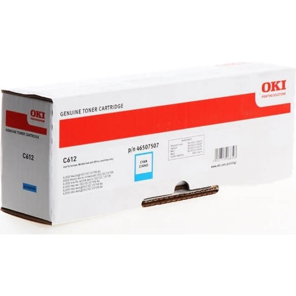 OKI Cyan Toner 46507507 – 6.000 sider