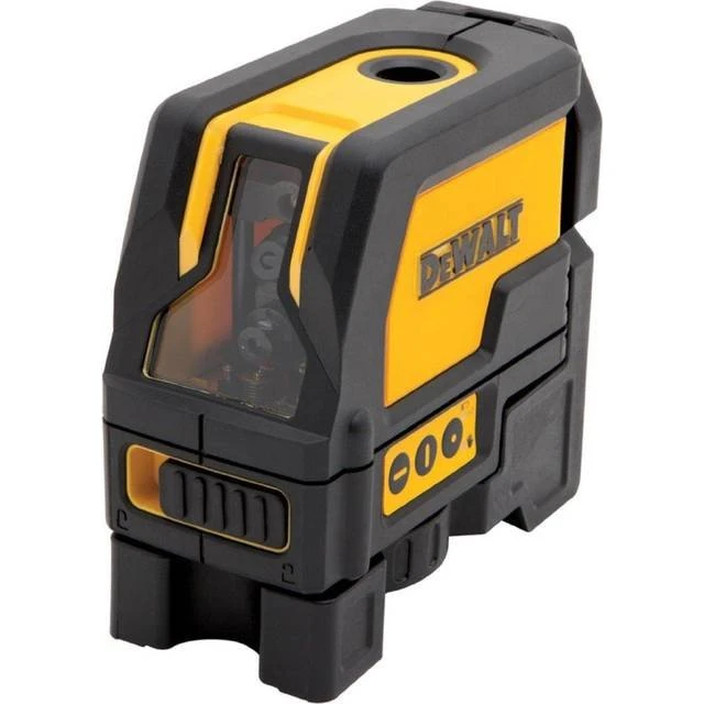 DeWALT DW0822-XJ Kryds- og linjelaser, rød, 10 m, 3 AA-batterier