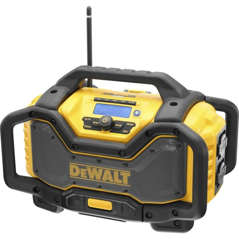 DeWALT DCR027-QW Radio med Bluetooth, DAB+/FM og oplader – Sort/Gul