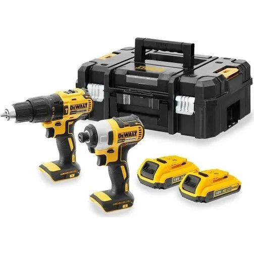 DeWALT DCK2060D2T-QW Slagnøgle 18V, 2x 2.0Ah, Gul