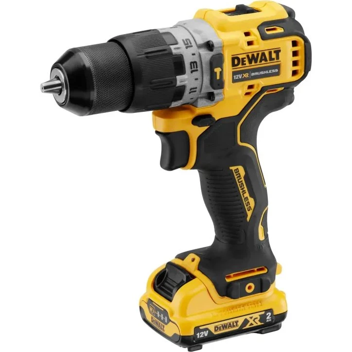DeWALT 12V XR Slagboremaskine 2x 2.0 TSTAK DCD706D2-QW