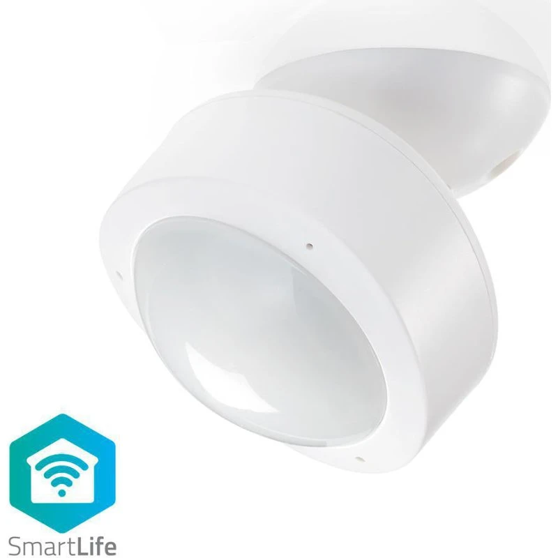 Nedis SmartLife Wi-Fi Bevægelsessensor WIFISM10CWT, Hvid, 120°, 10 m