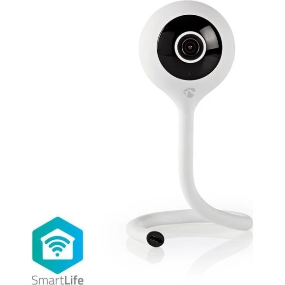 Nedis SmartLife Indendørs Kamera | Full HD 1080p | Wi-Fi | Nattesyn | Hvid