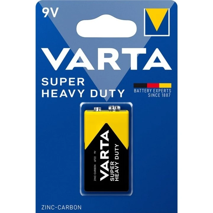 Varta 6F22 9 V Zink-karbon batteri, 1 stk. (2022)