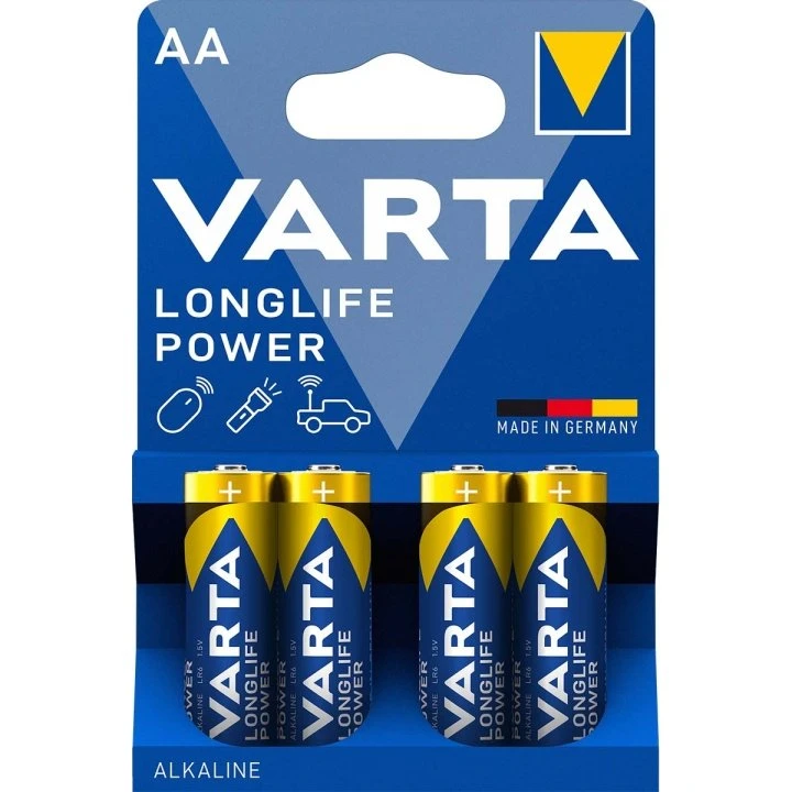 Varta LR6/AA 4906 4 stk alkaline batterier 1,5 V