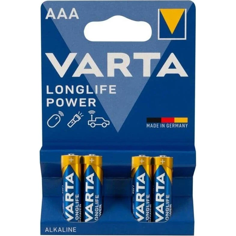 Varta High Energy AAA Batterier 4 stk.