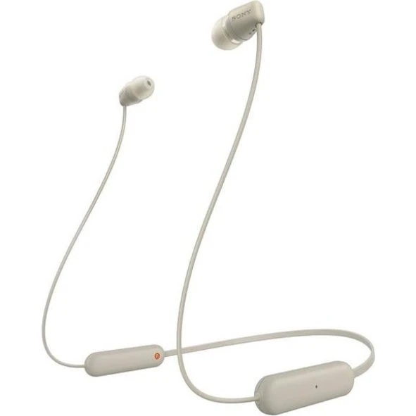 Sony WI-C100 Trådløse In-ear Hovedtelefoner Beige