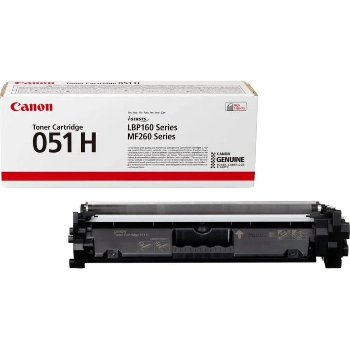 Canon 051H Sort Høj Kapacitet (4.100 sider)
