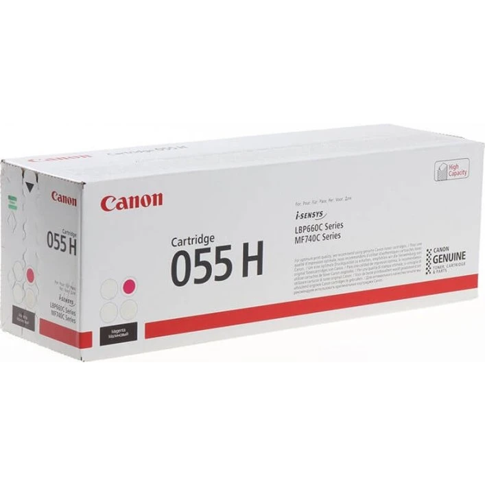 Canon 055H Magenta Høj Kapacitet Toner 5900 sider