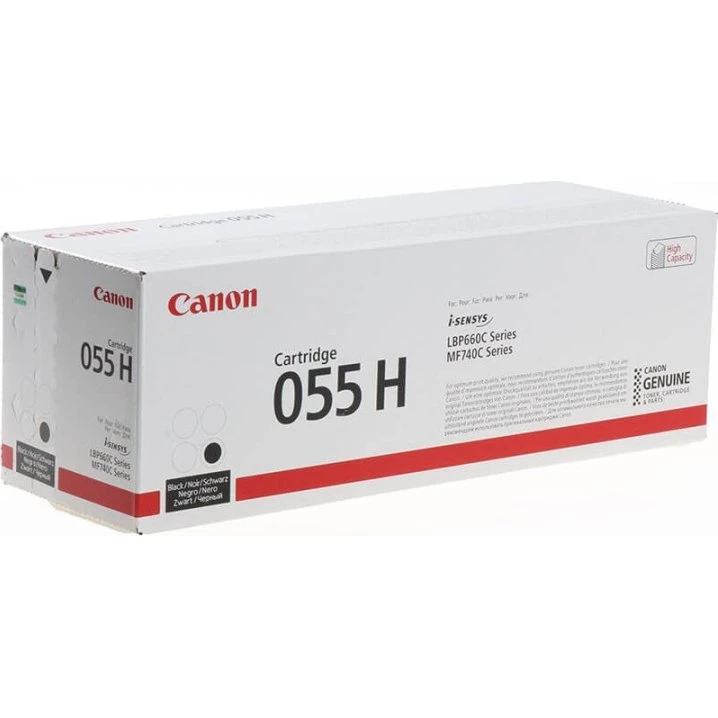 Canon 055H Sort Høj Kapacitet (7600 sider)