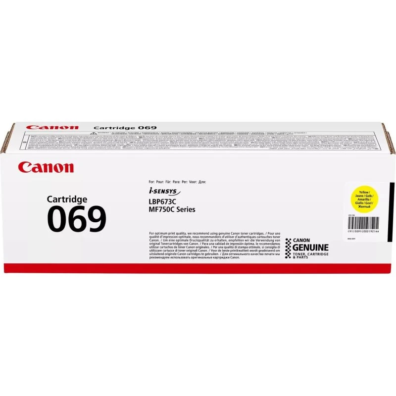 Canon CRG-069 Gul Tonerpatron, Original, 1.900 sider