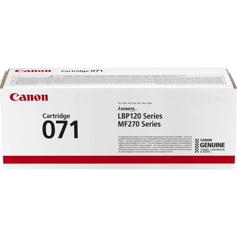 Canon CRG 071 Sort Toner, 1200 sider