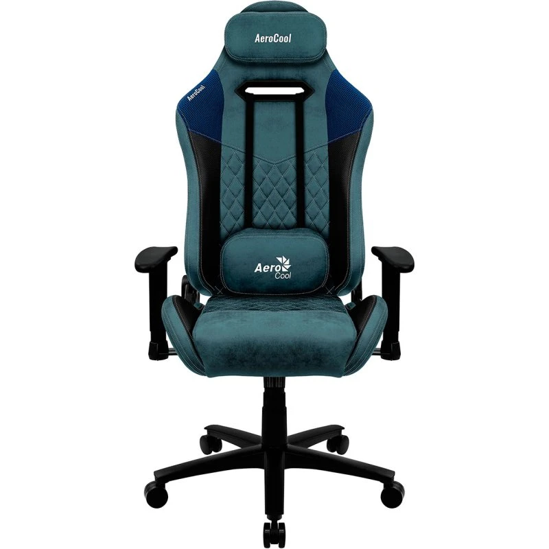 AeroCool DUKE Gamer Stol, Sort Blå, 150kg