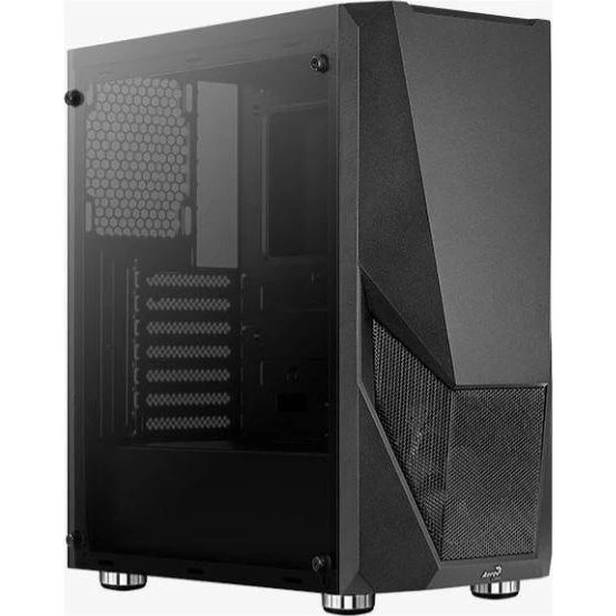 Aerocool Zauron FRGB, midi tower, sort