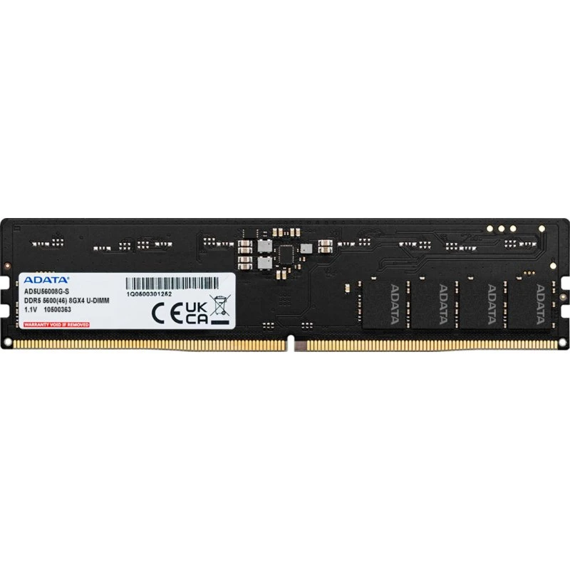 ADATA DDR5 8 GB 5600 MT/s CL46 On-die ECC