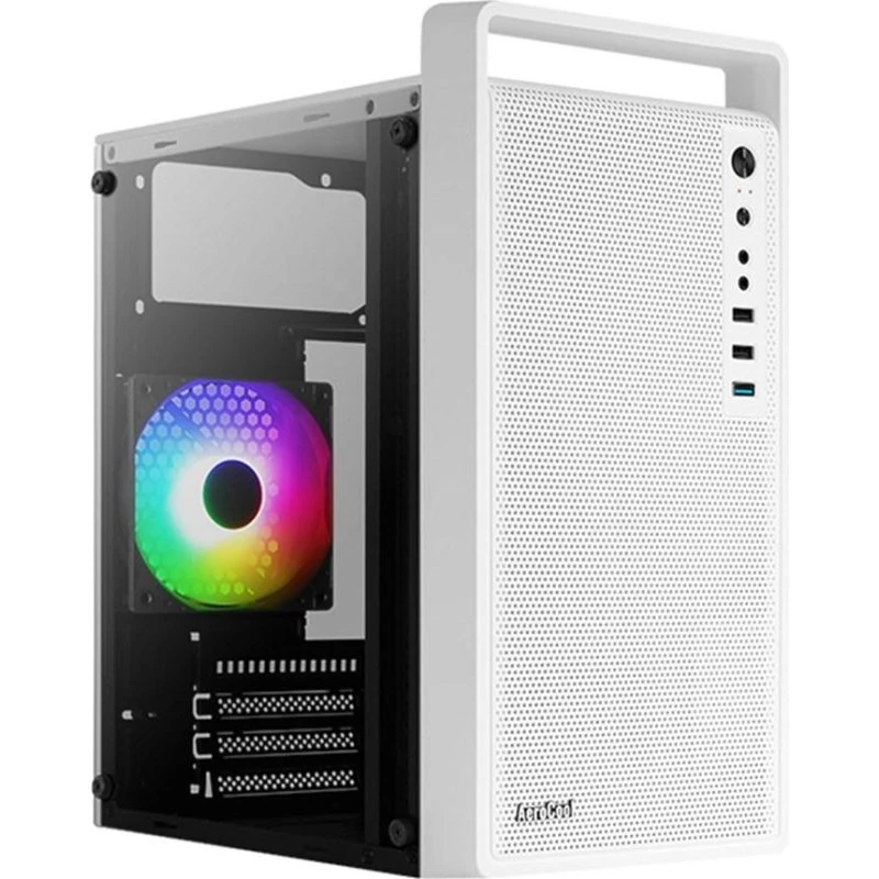AeroCool PGS CS-109-G-WT-v1 Mini Tower Hvid