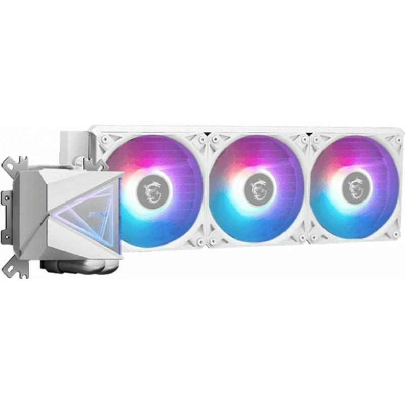 MSI MAG CORELIQUID I360 Hvid 360 mm ARGB Vandkøling med 3 Blæsere