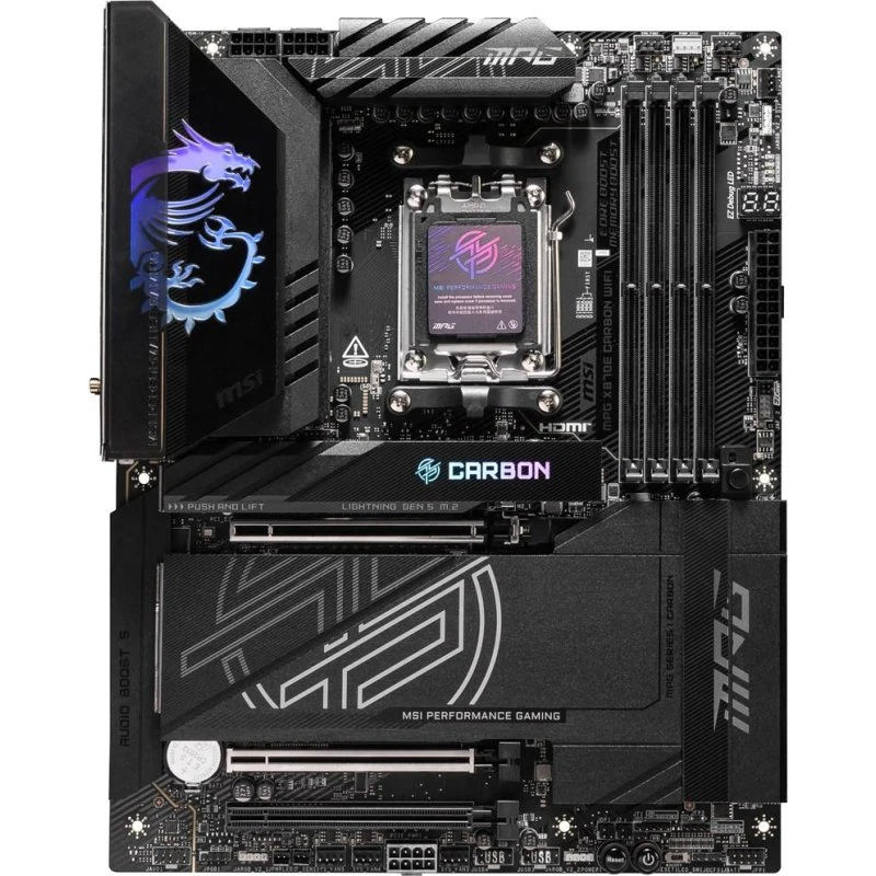 MSI MPG X870E Carbon WiFi ATX AM5, X870E, DDR5, Wi-Fi 7