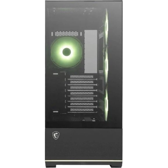 MSI MAG PANO 110R PZ Mid Tower Sort med Hærdet Glas