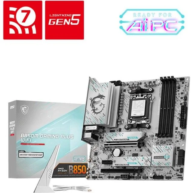 MSI B850M Gaming Plus WiFi micro ATX AM5, Wi-Fi 7