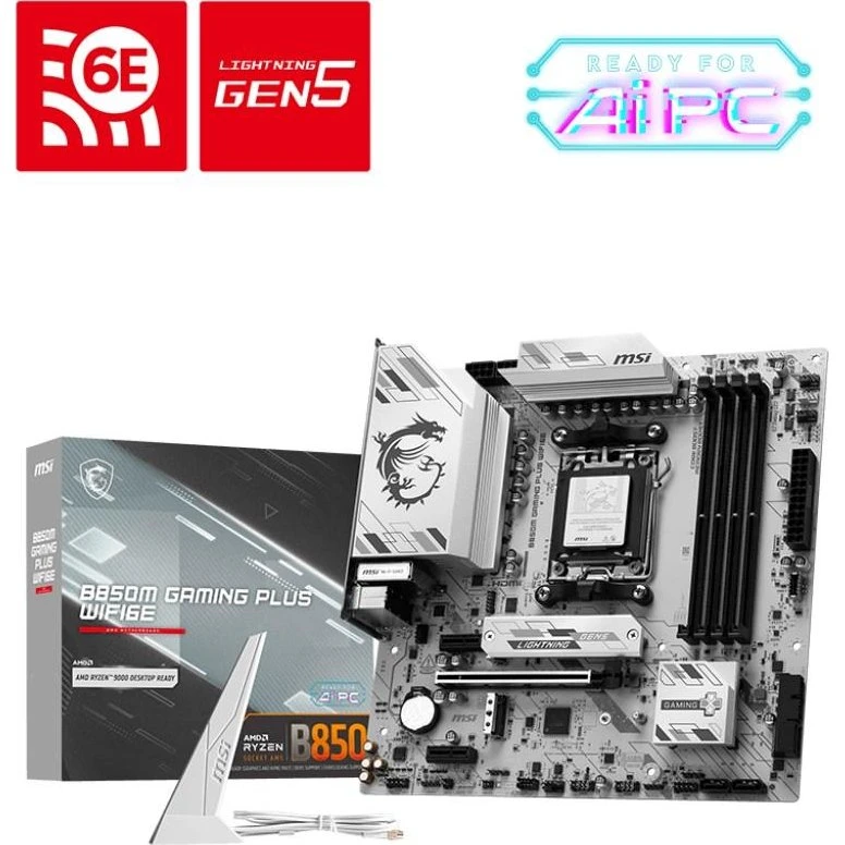 MSI B850M Gaming Plus WiFi 6E micro ATX AM5