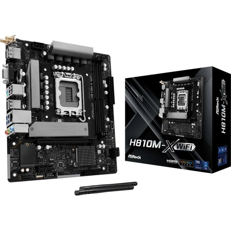 ASRock H810M-X WiFi Micro-ATX LGA1851