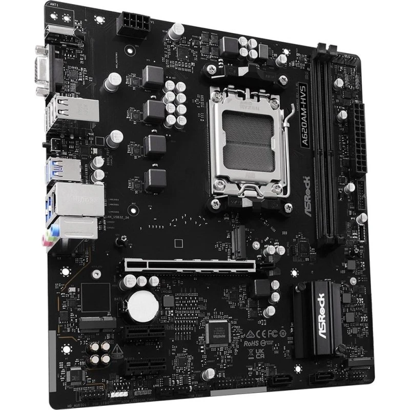 ASRock A620AM-HVS Micro-ATX AM5 Bundkort med DDR5