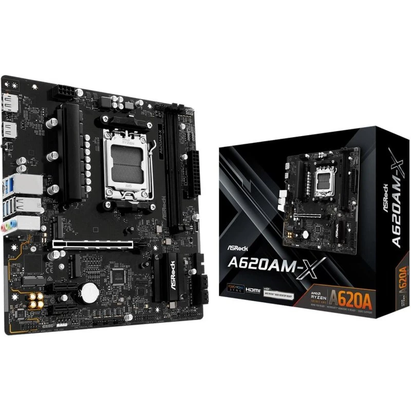 ASRock A620AM-X Micro-ATX Bundkort, AMD AM5, DDR5