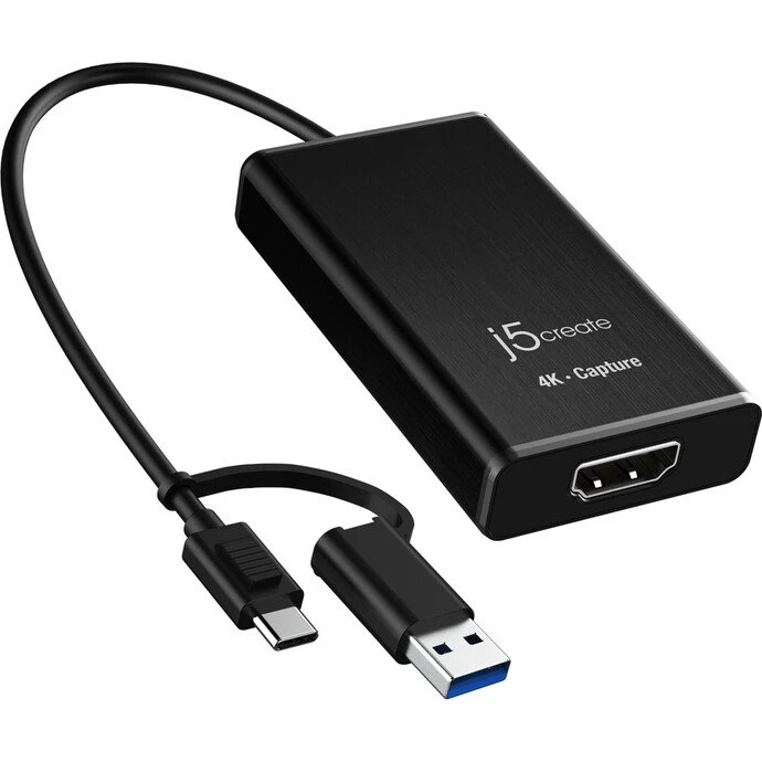 j5create JVA11 4K HDMI Capture Adapter, USB-C