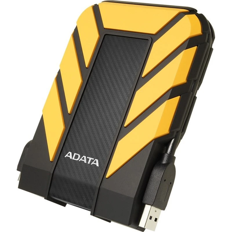 ADATA HD710 Pro 2TB Ekstern Harddisk, Gul/Sort, 2.5" USB 3.1