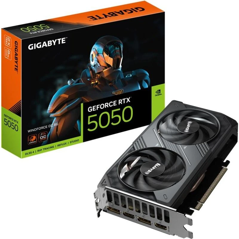 Gigabyte GeForce RTX 5050 Windforce OC 8GB GDDR6