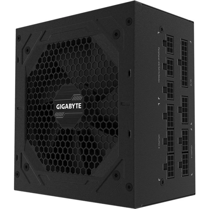Gigabyte P850GM 850W 80 PLUS Gold Fuldt Modulær Strømforsyning, Svart