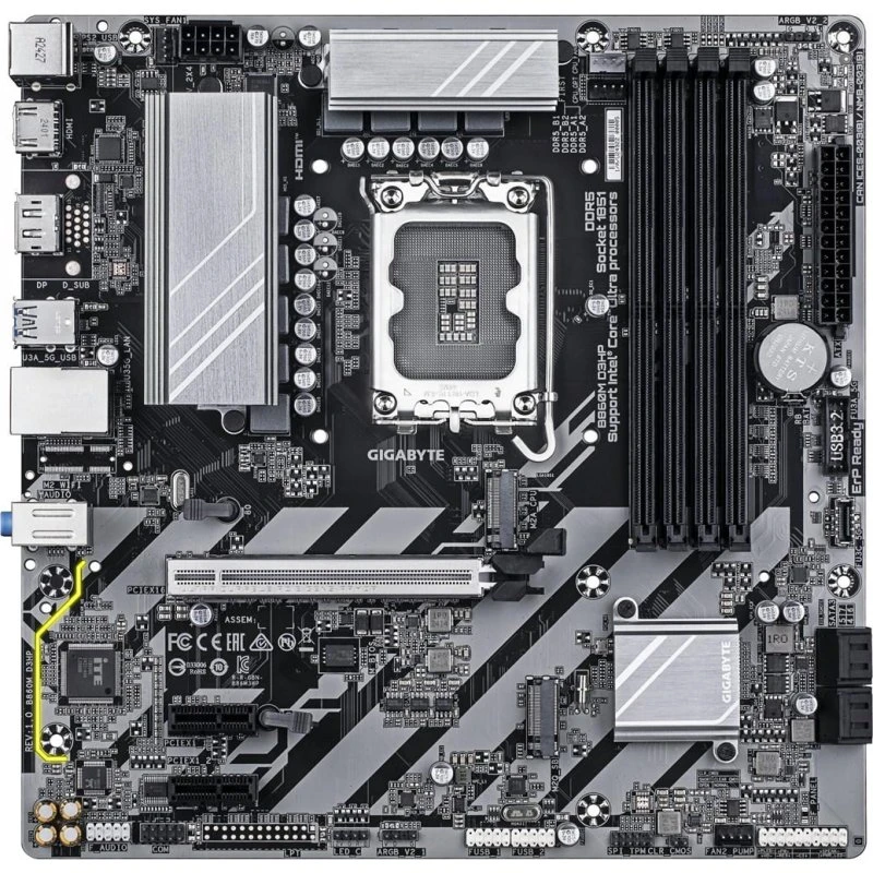 Gigabyte B860M D3HP micro ATX bundkort, LGA1851, DDR5