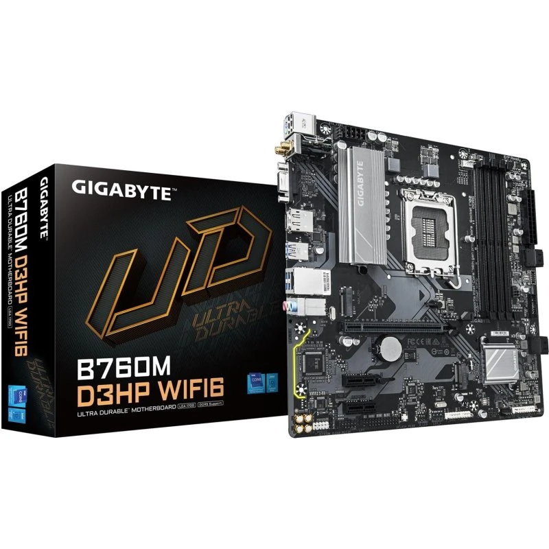Gigabyte B760M D3HP WIFI6, micro ATX, LGA1700, DDR5