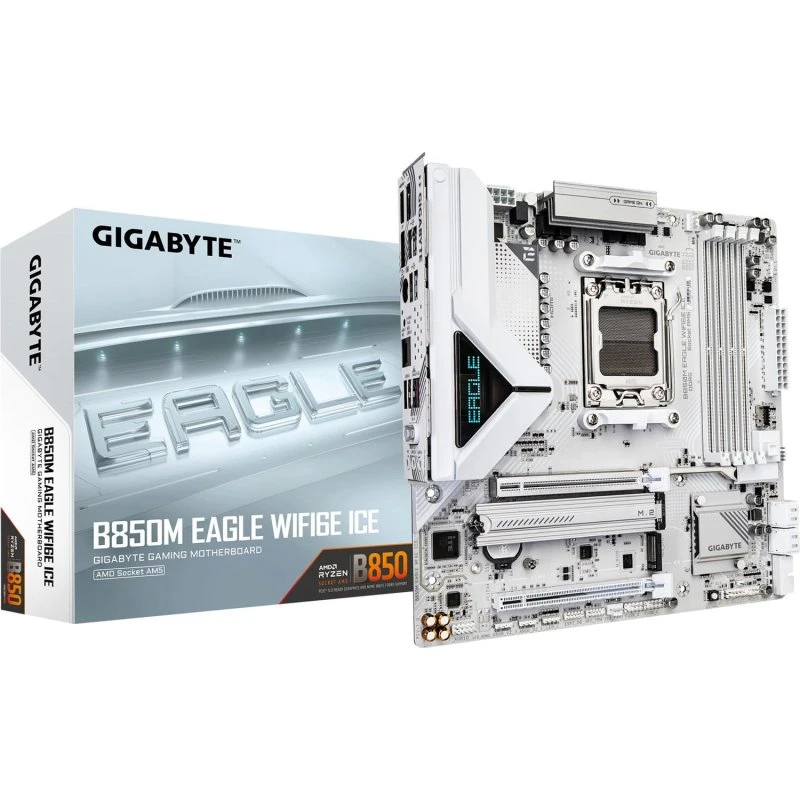 Gigabyte B850M EAGLE WIFI6E ICE - Micro-ATX AM5 DDR5