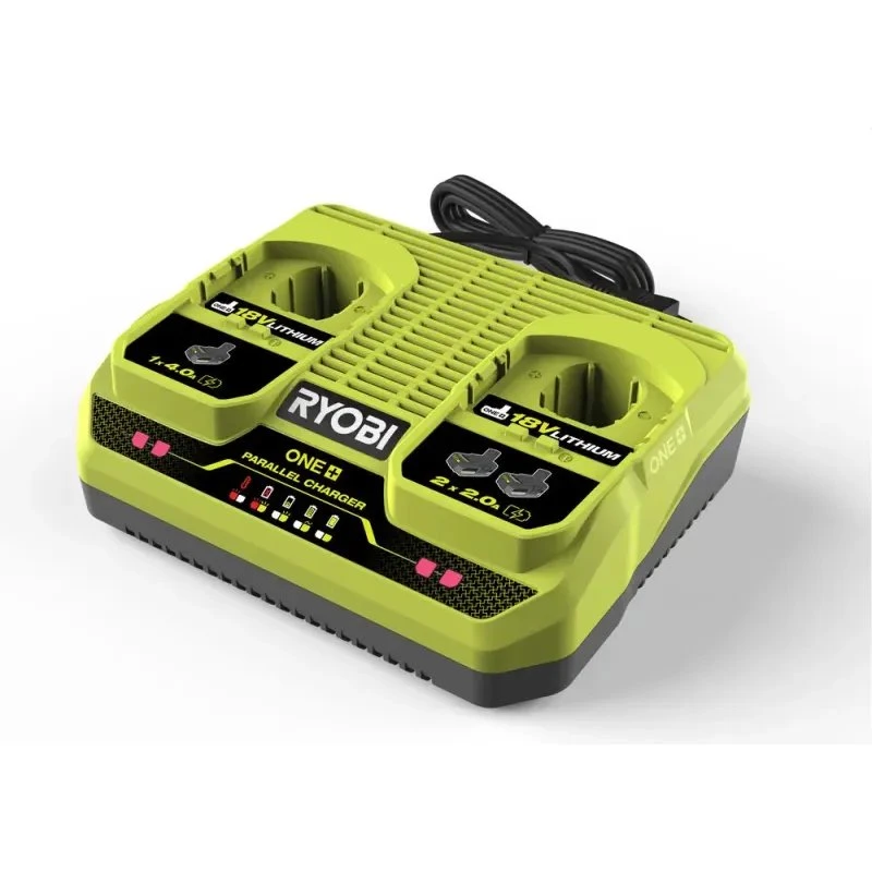 Ryobi RC18240 Dobbelt Hurtiglader til ONE+ 18V
