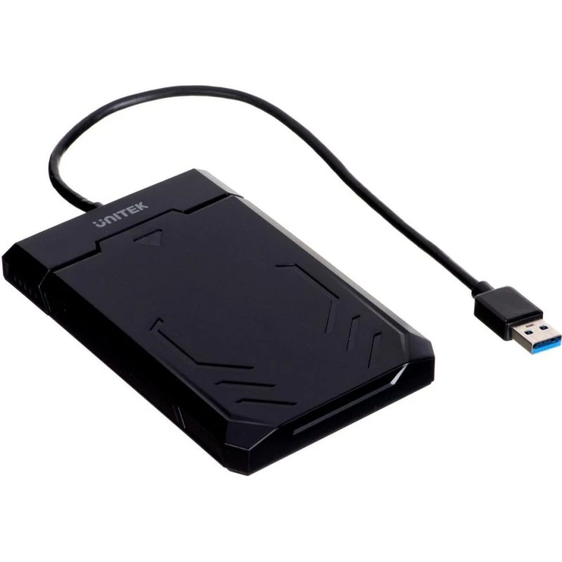 Unitek Y-3036 2,5" USB 3.2 Gen 1 Harddiskkabinet, sort