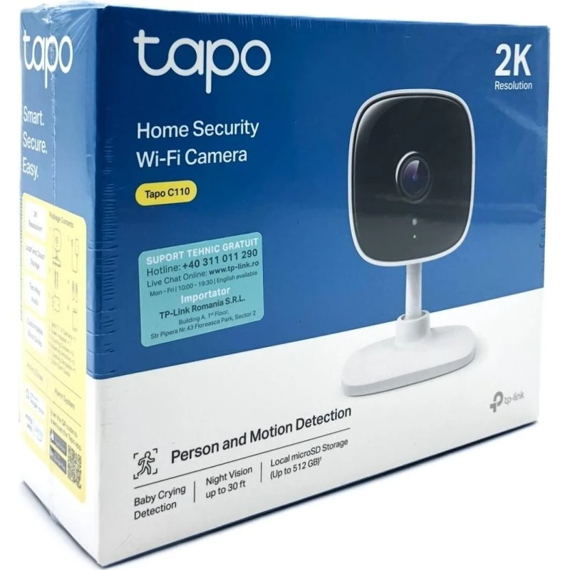TP-Link Tapo C110 3 MP Wi-Fi Overvågningskamera
