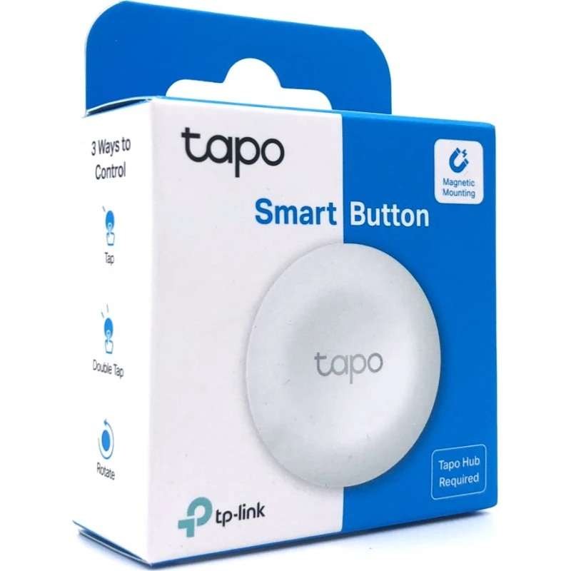 TP-Link Tapo S200B Smart Knap, Hvid