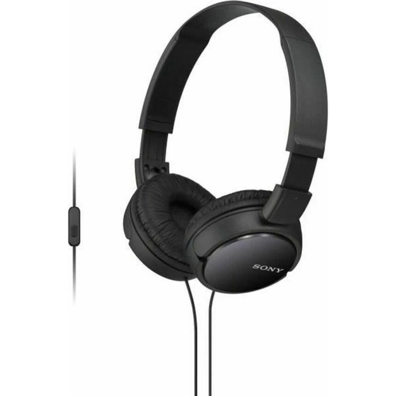 Sony MDR-ZX110AP Hovedtelefoner med mikrofon - Sort