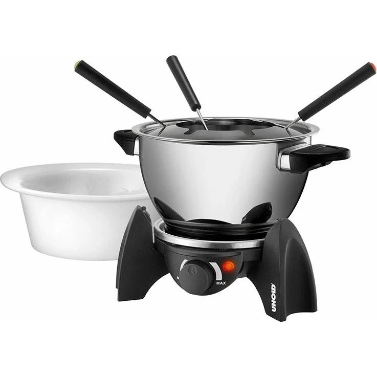 Unold Fonduegryde 500 W, 6 personer, sort/rustfrit stål