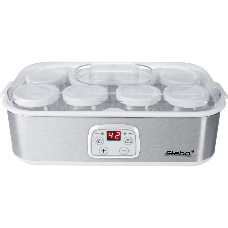 Steba JM 3 Yoghurtmaker 1,4 l, rustfrit stål/hvid