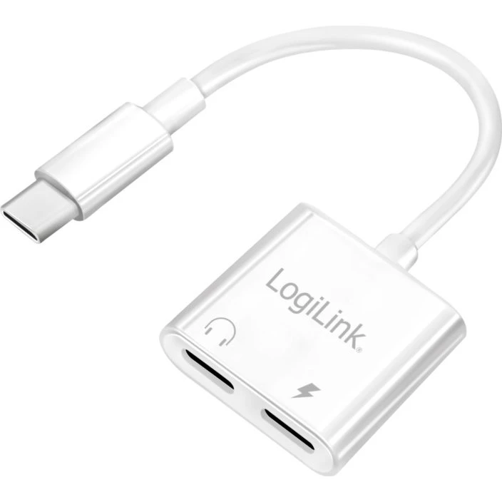 LogiLink UA0433 USB-C Adapter 60W, Hvid