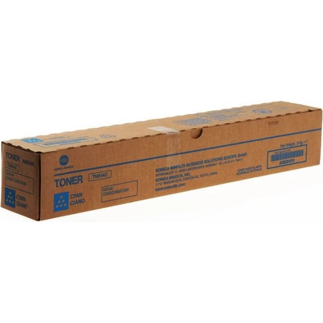 Konica Minolta TN514C Cyan Toner A9E8450, 26.000 sider