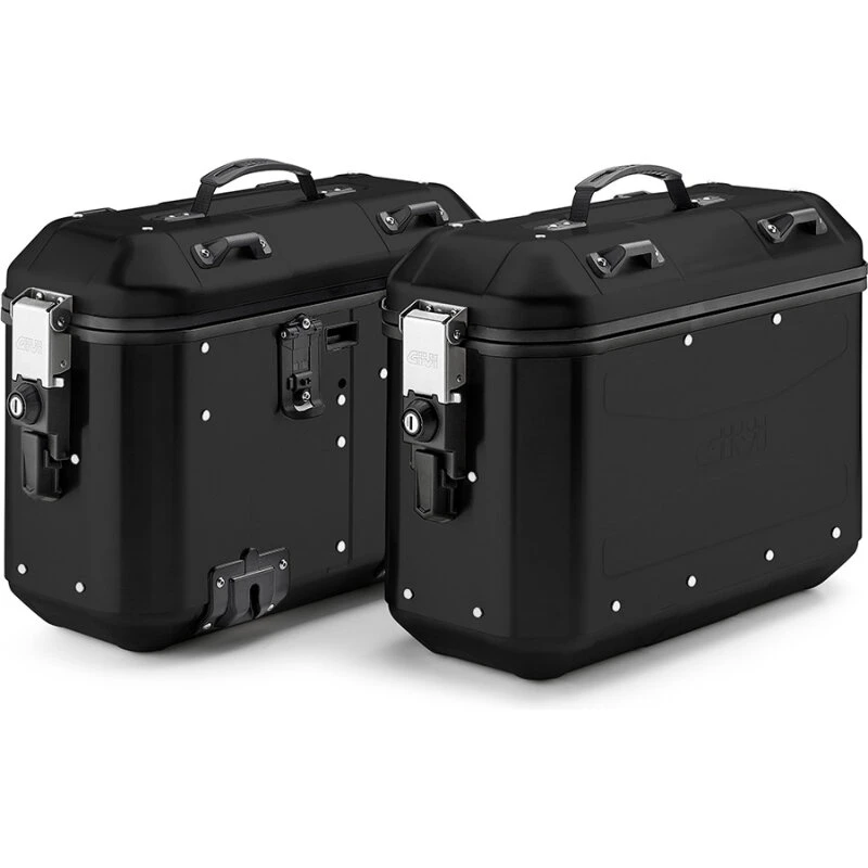 GIVI Trekker Dolomiti 36L ALU sidetaskesæt, sort (V+H)