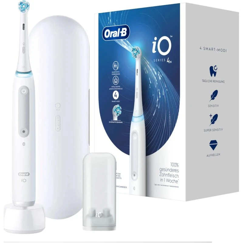 Oral-B iO Series 4 Quite Hvid Roterende Tandbørste